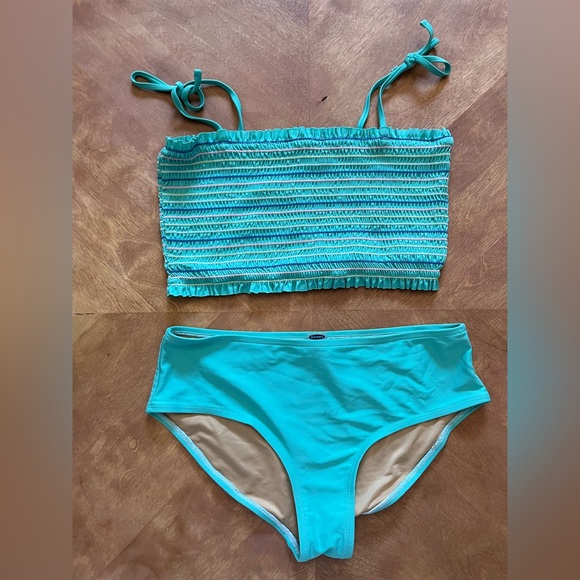 Old Navy Other - Old Navy Turquoise Bandeau Bikini Set – XXL Girl
